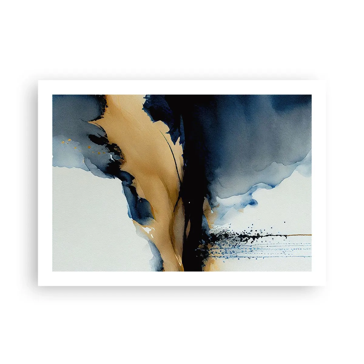 Affisch - Bakom ridån - 70x50 cm