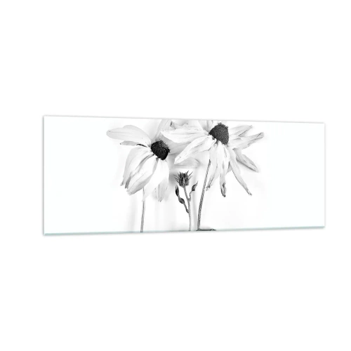 Glastavla - Bild på glas - Ingen vill vara ensam - 140x50 cm