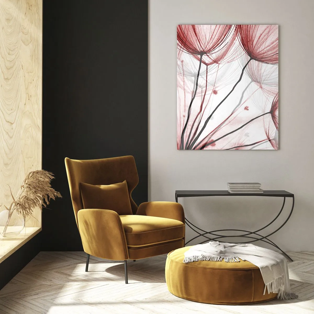Glastavla - Bild på glas - Före avresan - 80x120 cm