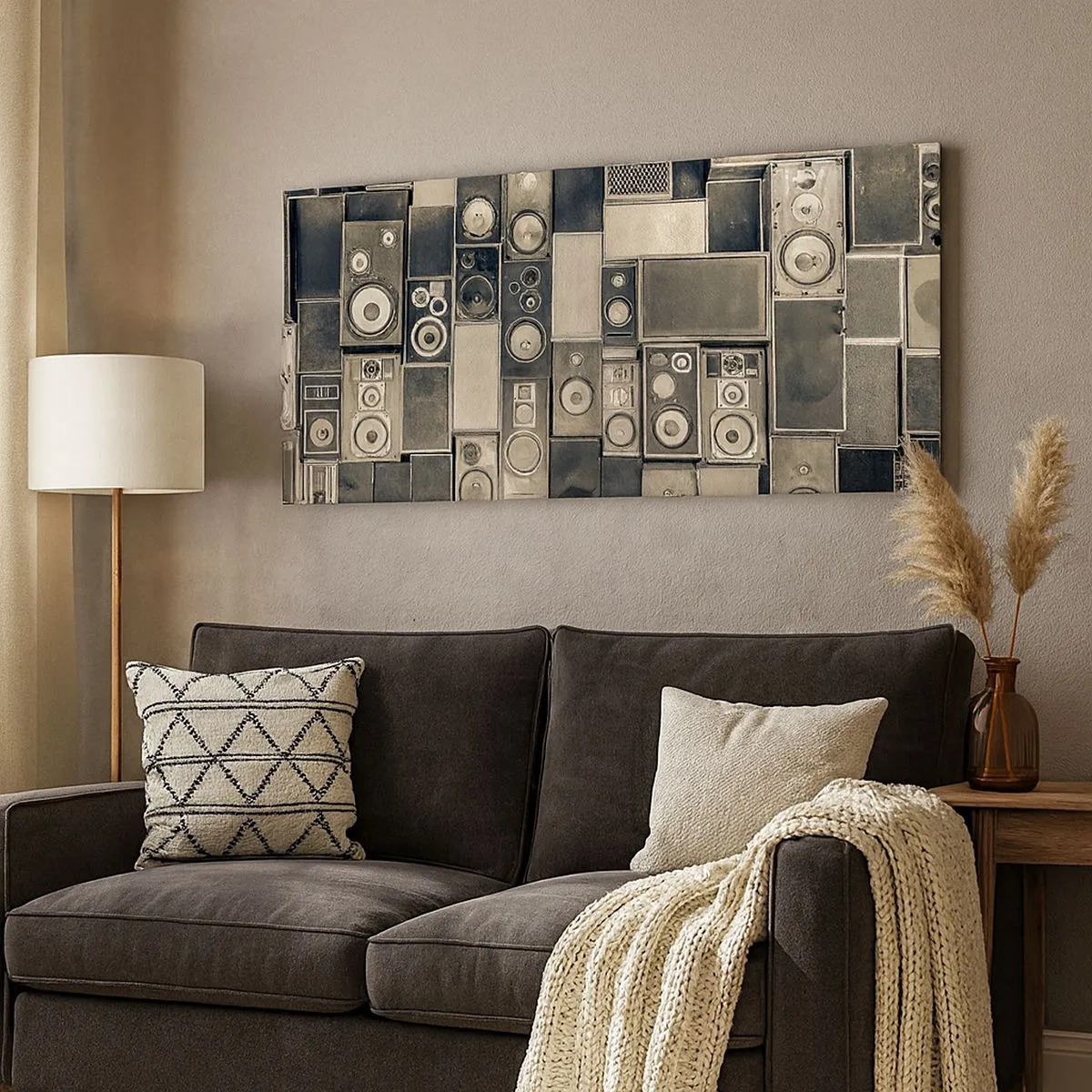 Canvastavla - Bild på duk - Allt väl - 100x40 cm