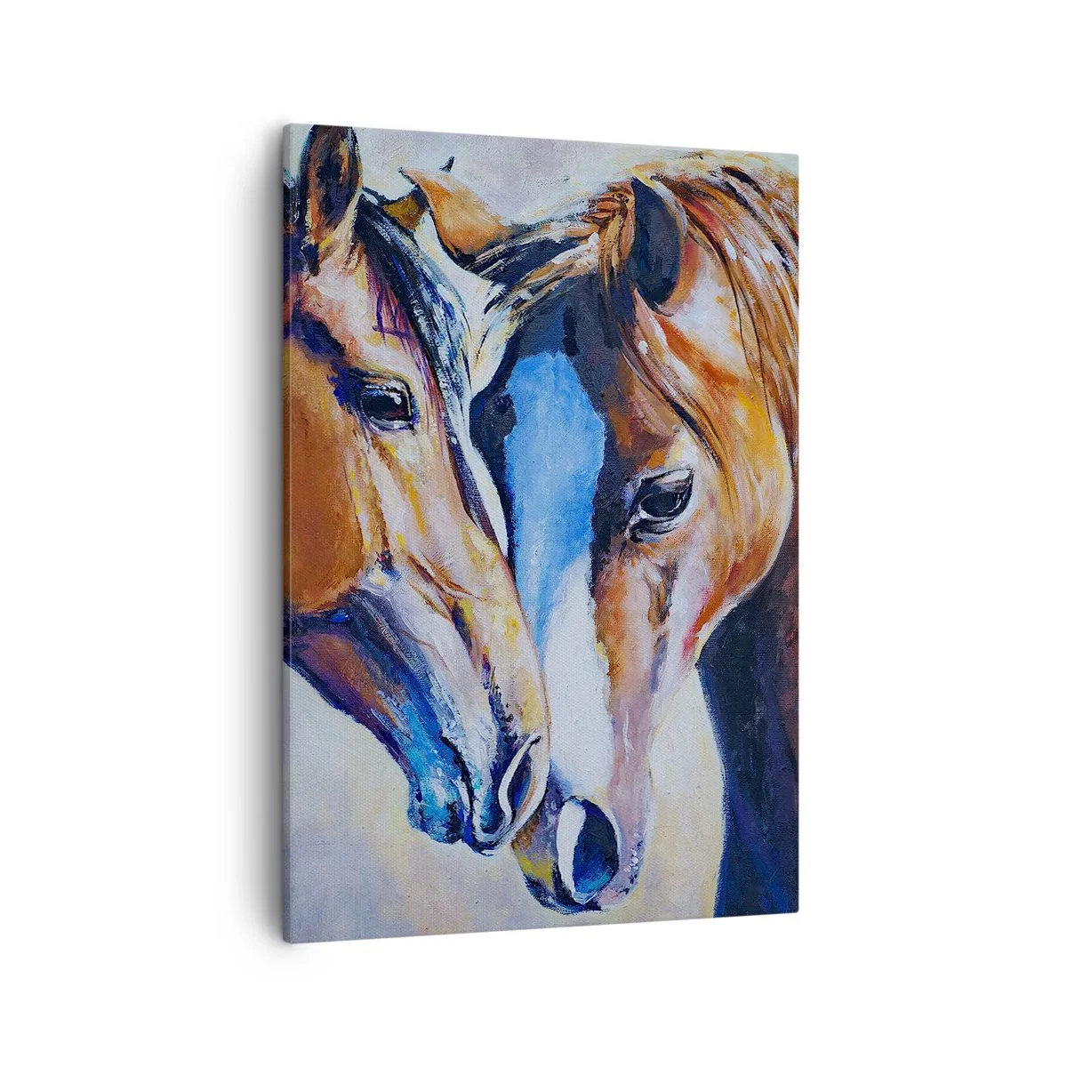 Canvastavla - Bild på duk - Är det vänskap? eller är det kärlek? - 50x70 cm