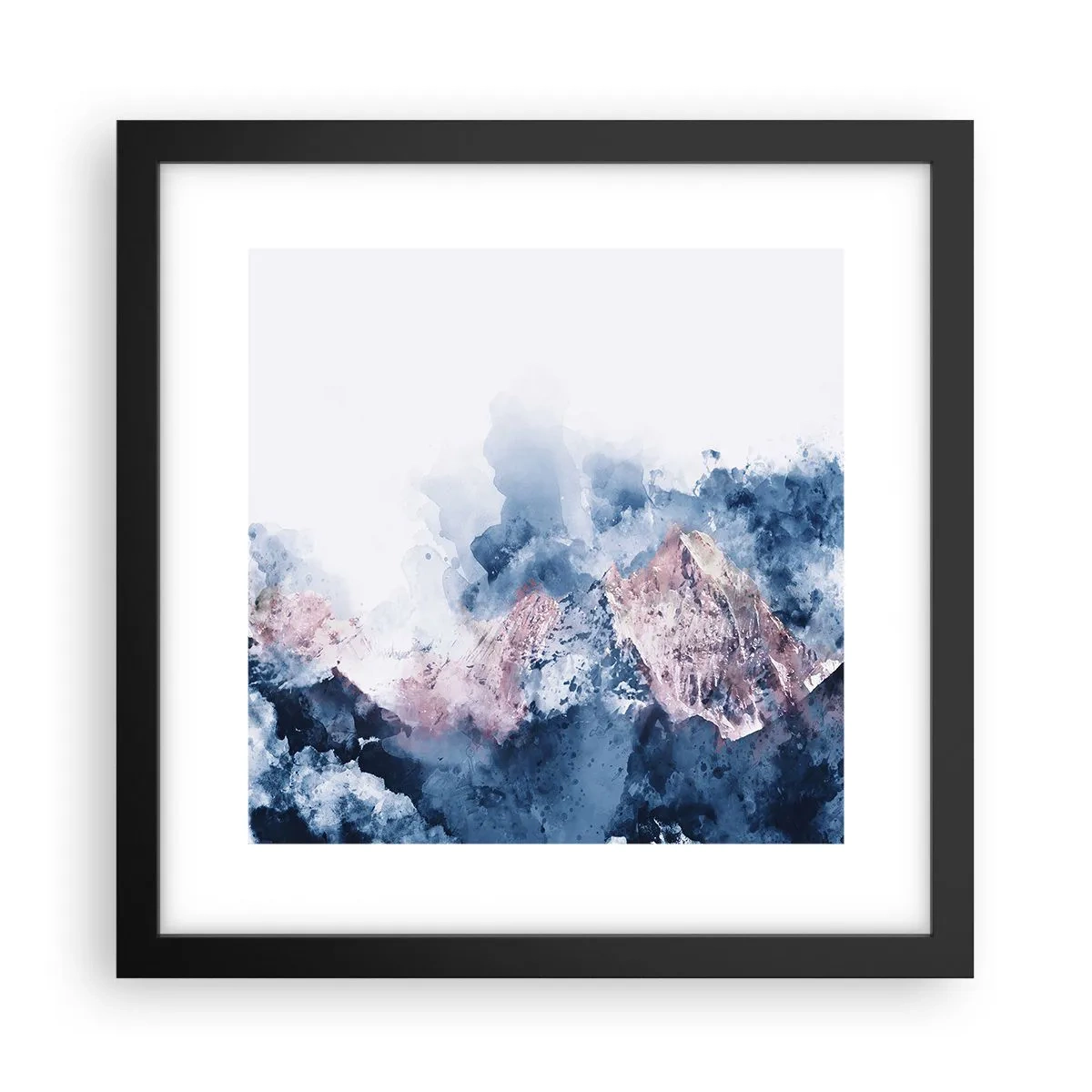 Affisch i svart ram - Det är toppen! - 30x30 cm