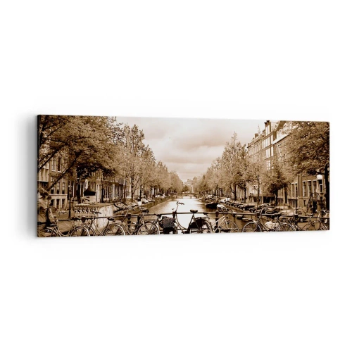 Canvastavla - Bild på duk - Holländsk stämning - 140x50 cm