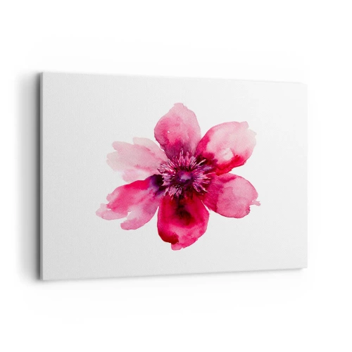 Canvastavla - Bild på duk - Doftande karminkyss - 100x70 cm