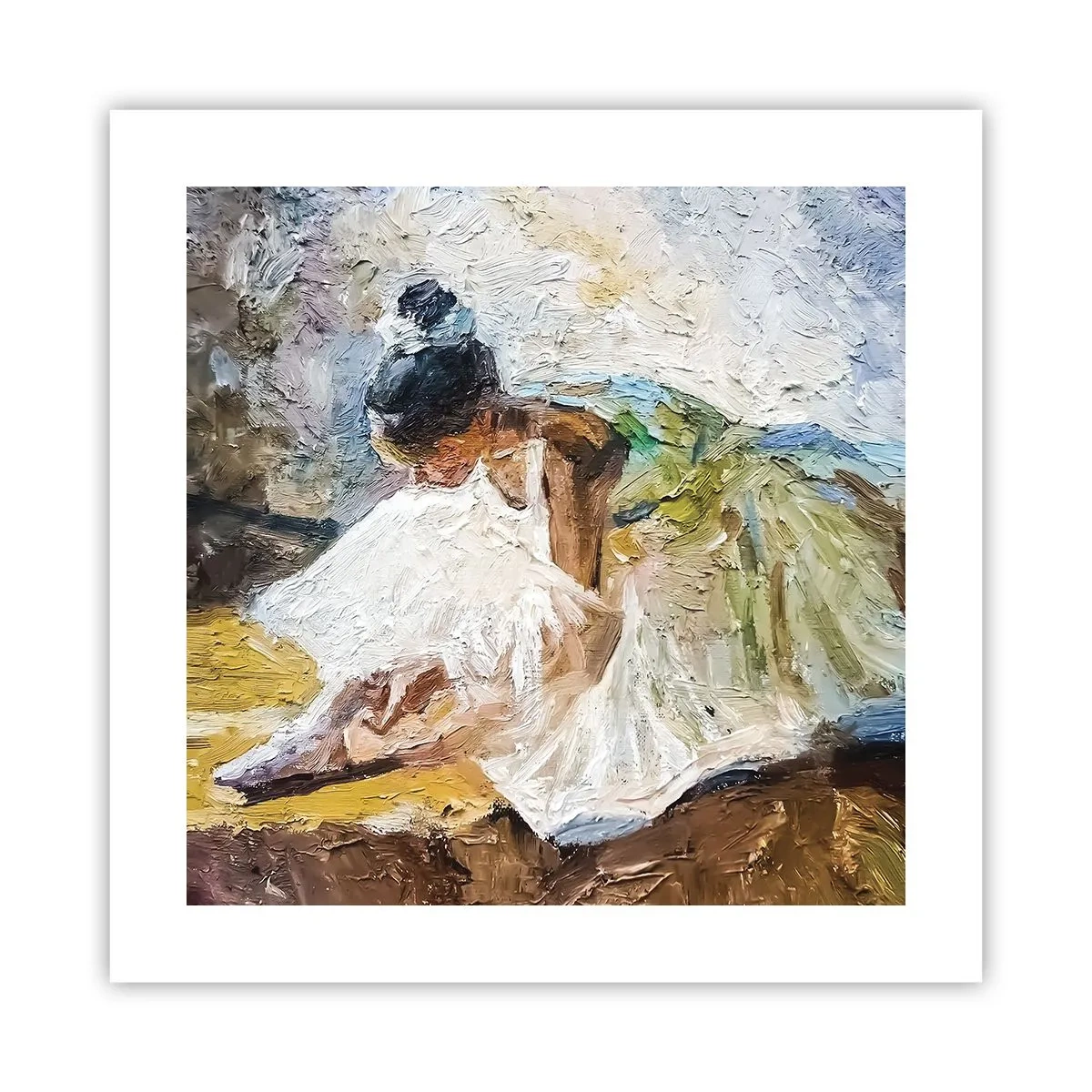 Affisch - Från Degas tavla - 40x40 cm