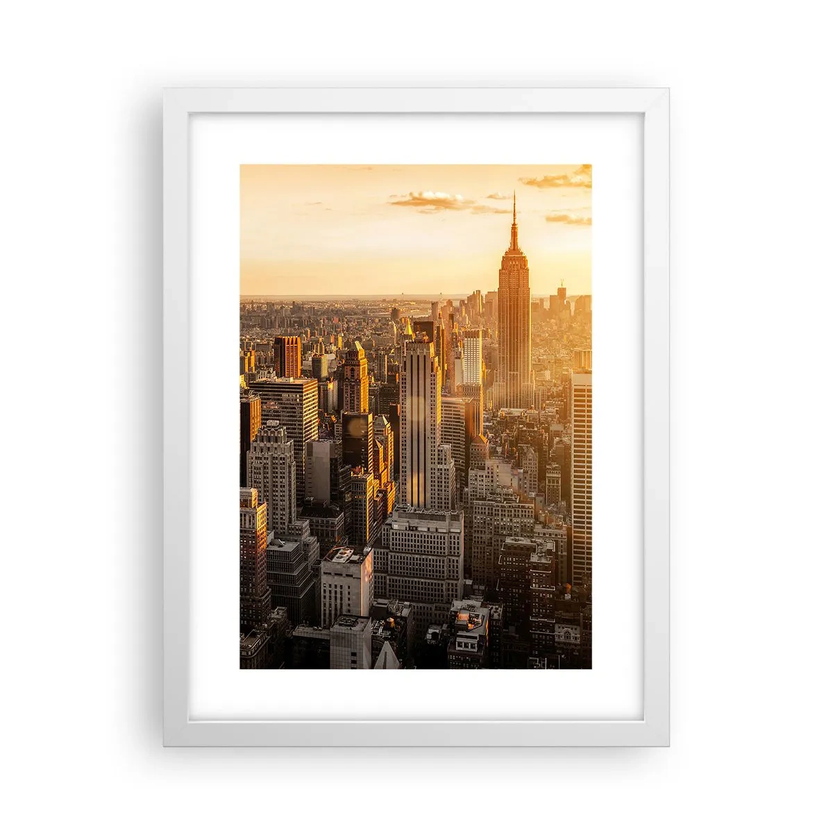 Affisch i vit ram - Växa i solskenet - 30x40 cm