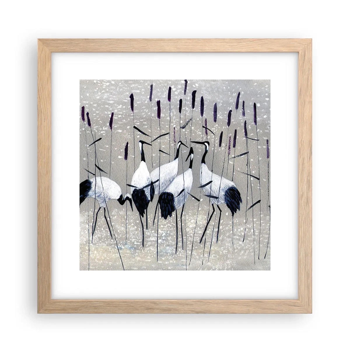 Affisch i ram av ljusek - Bland sina - 30x30 cm