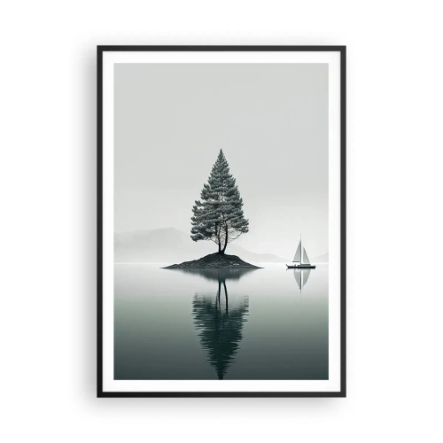 Affisch i svart ram - En dröm - 70x100 cm