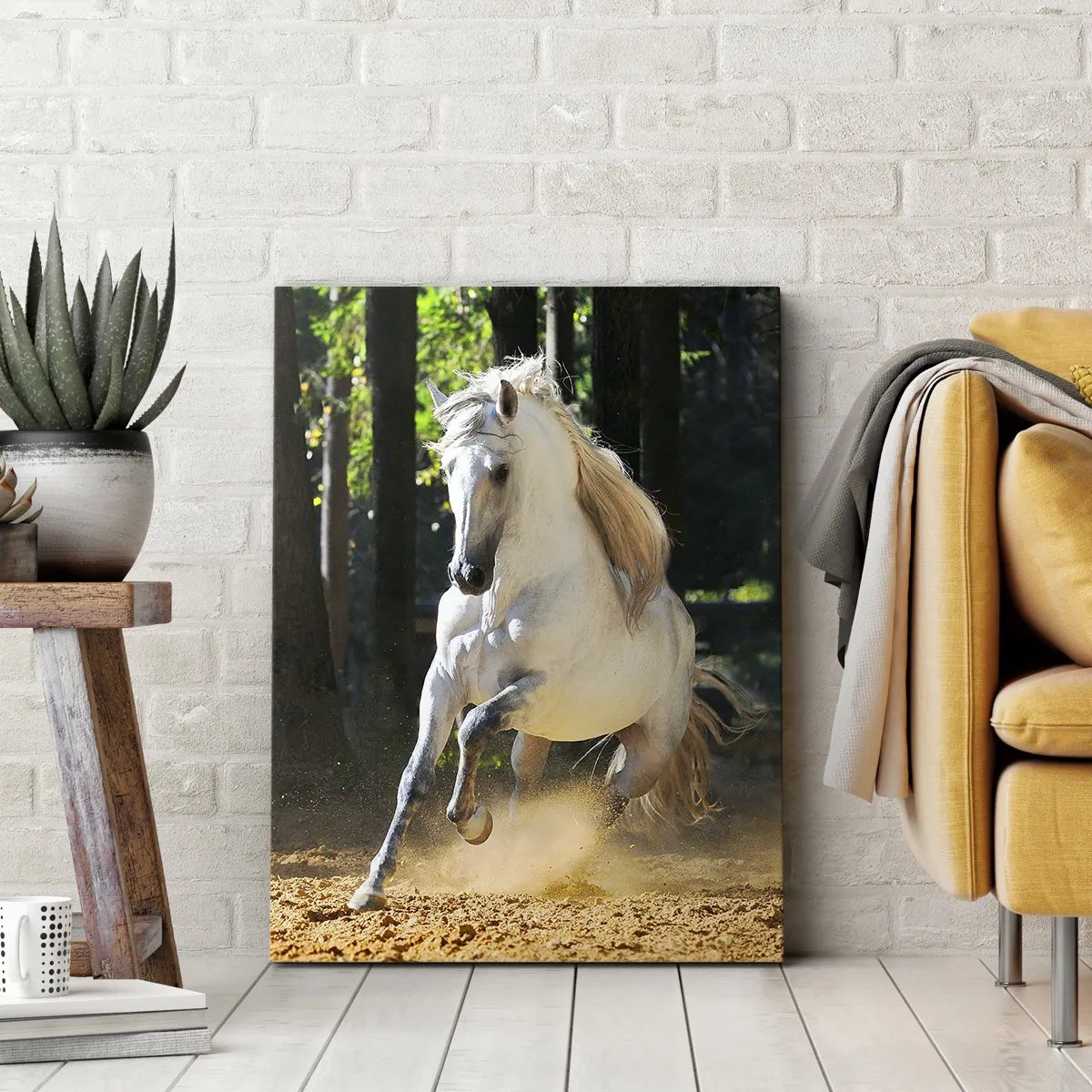 Canvastavla - Bild på duk - Som från en fantasybok - 45x80 cm