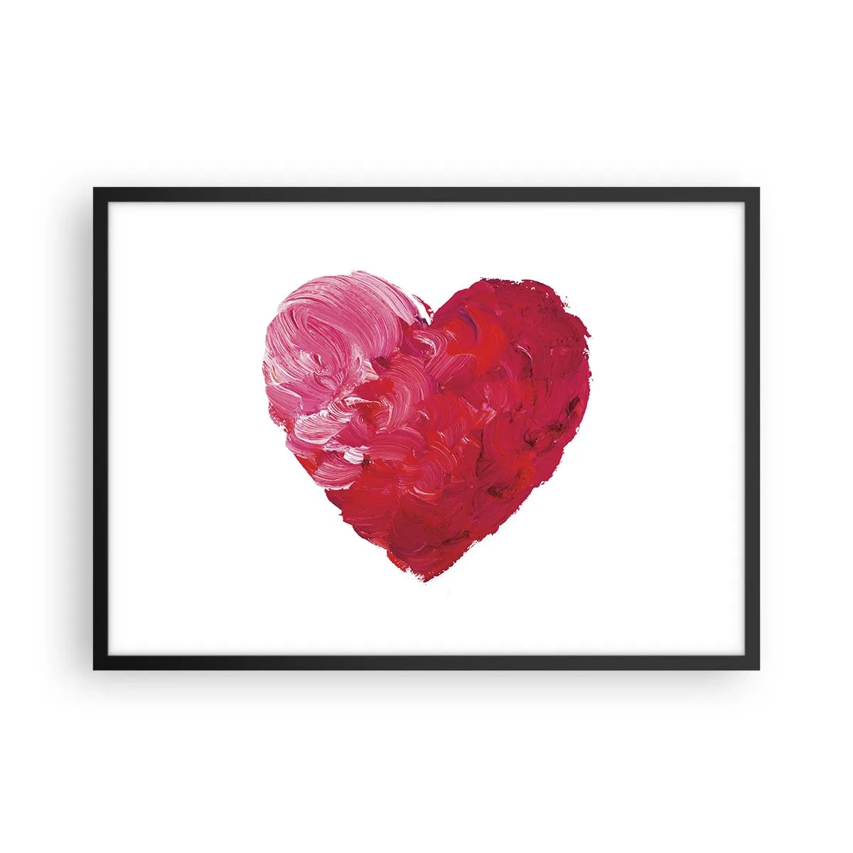 Affisch i svart ram - All you need is love - 70x50 cm