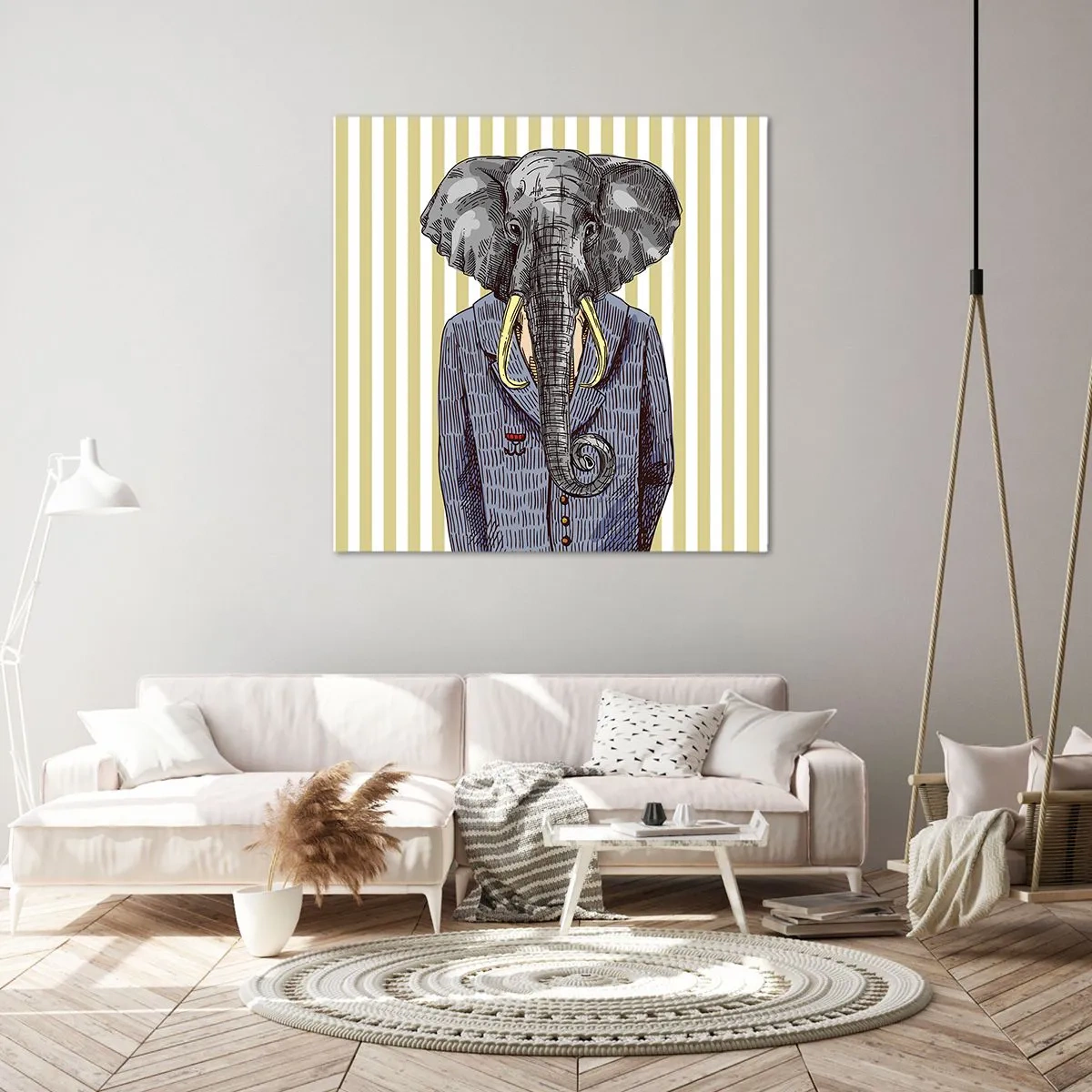 Canvastavla - Bild på duk - Elegant ur naturen - 40x40 cm