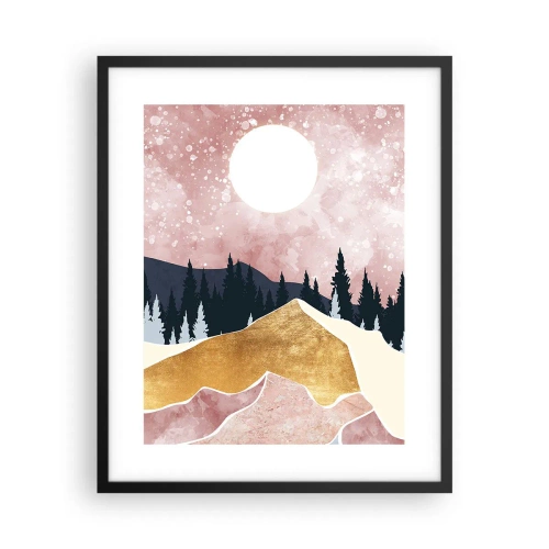 Affisch i svart ram - Nattvakt - 40x50 cm