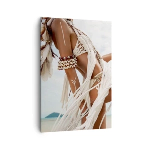 Canvastavla - Bild på duk - Solens prästinna - 70x100 cm