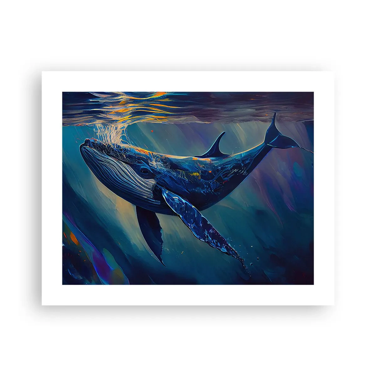 Affisch - Välkommen till min värld - 50x40 cm