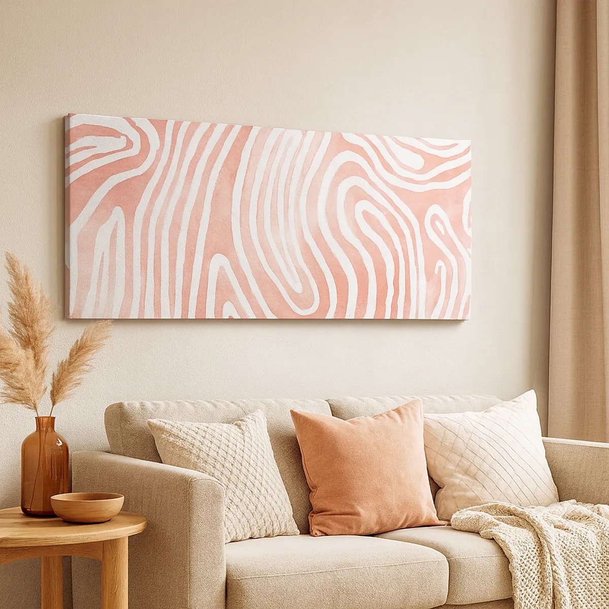 Canvastavla - Bild på duk - I en labyrint av koraller - 30x30 cm