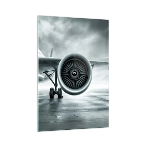 Glastavla - Bild på glas - Kraften finns! - 70x100 cm