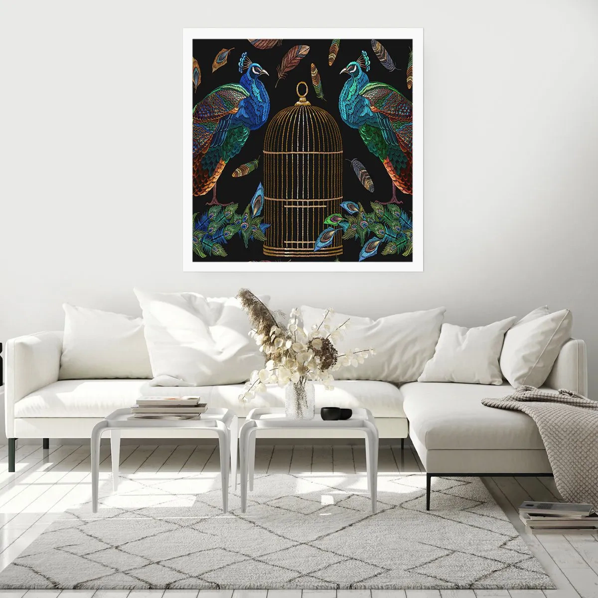 Affisch - I kungliga kläder - 60x60 cm