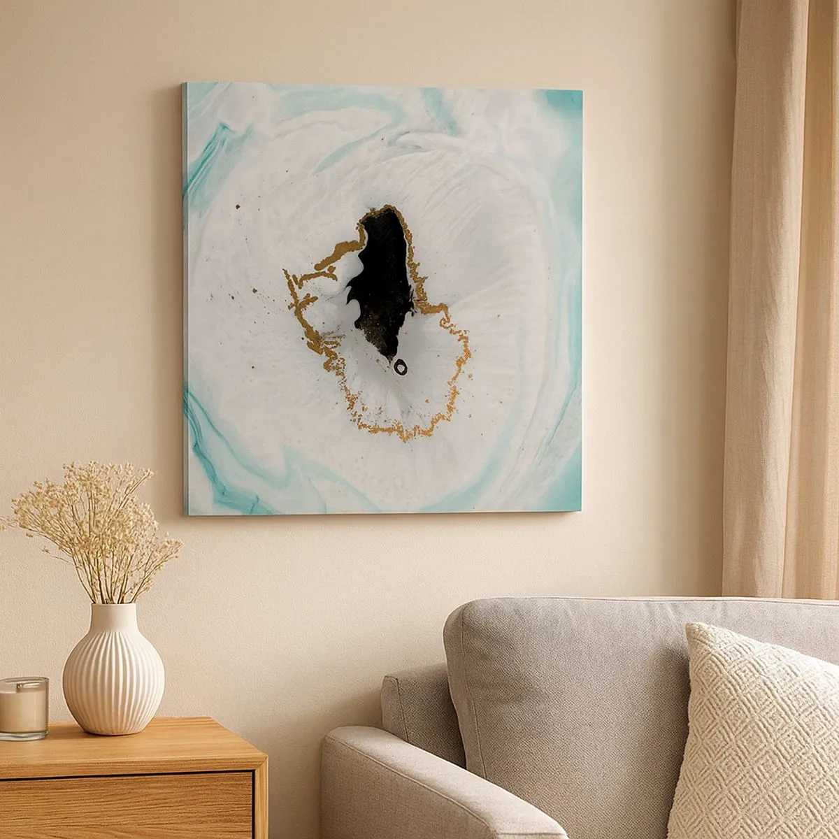 Canvastavla - Bild på duk - Att tränga in - 30x30 cm