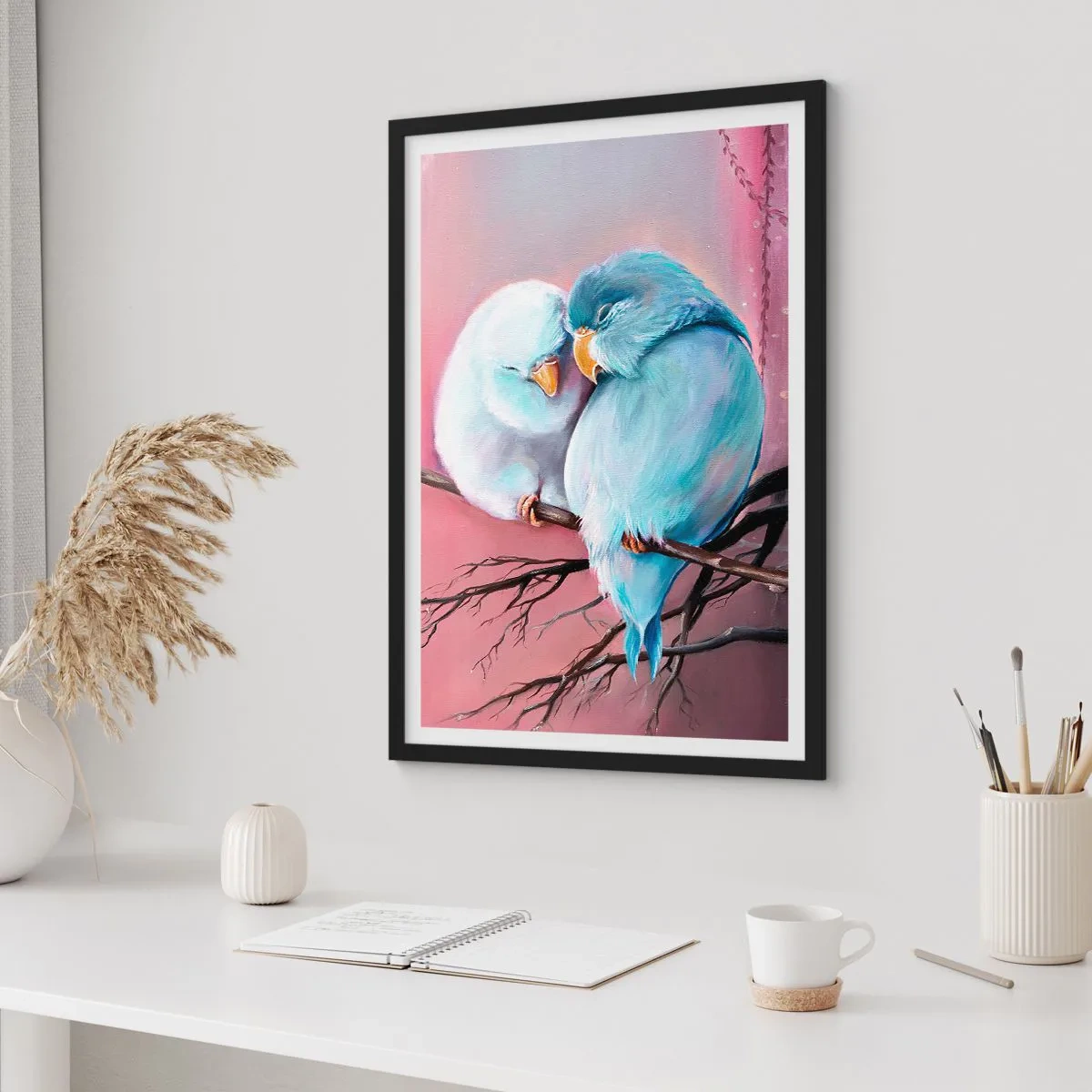Affisch i svart ram - Lägga till något?… - 40x50 cm
