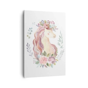 Canvastavla - Bild på duk - En inbjudan till sagornas värld - 70x100 cm