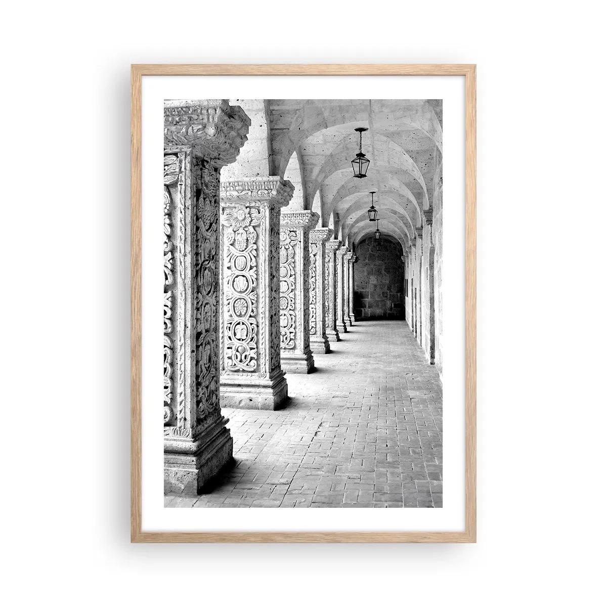 Affisch i ram av ljusek - Och vart tar det vägen? - 50x70 cm