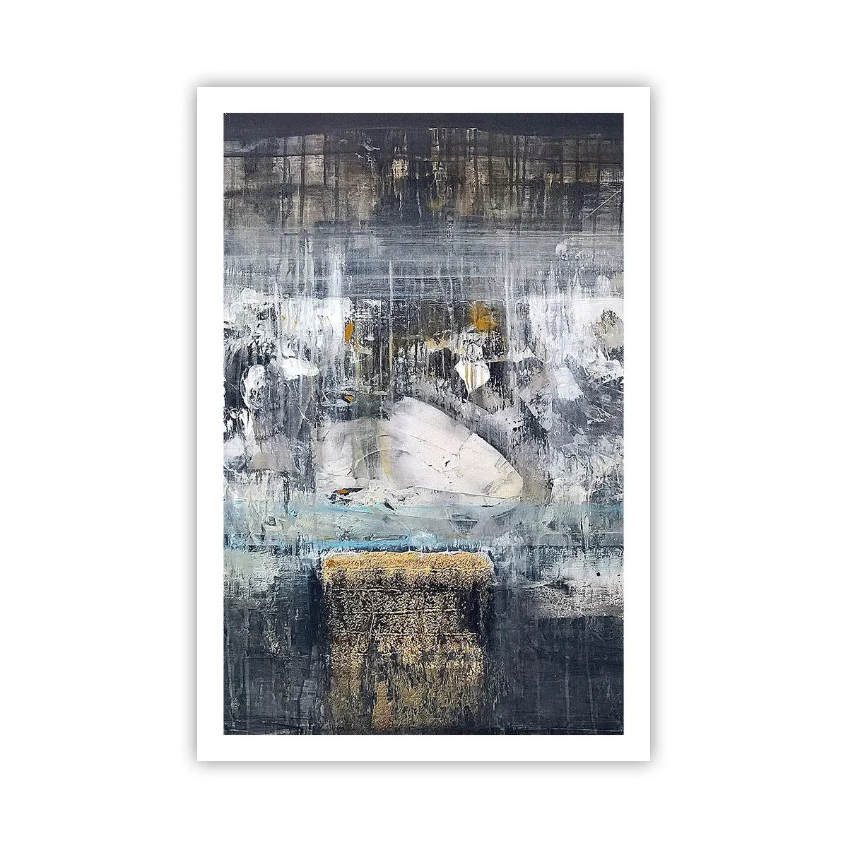 Affisch - På is och klumpar - 61x91 cm