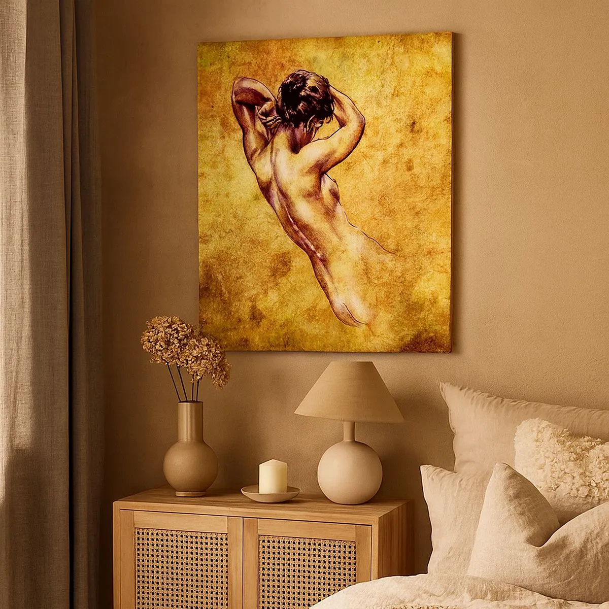 Canvastavla - Bild på duk - Upptäckt men fortfarande en hemlighet - 30x30 cm