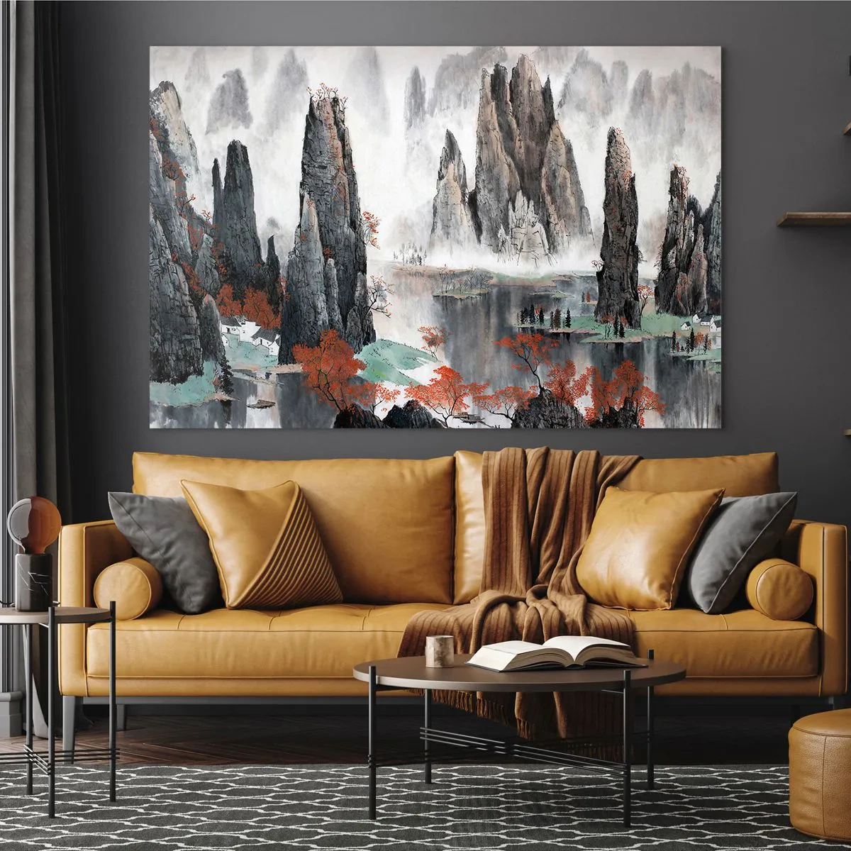 Glastavla - Bild på glas - Mäktiga vakter - 100x70 cm