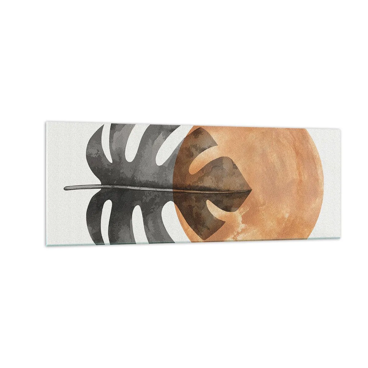 Glastavla - Bild på glas - Alltid solen - 140x50 cm