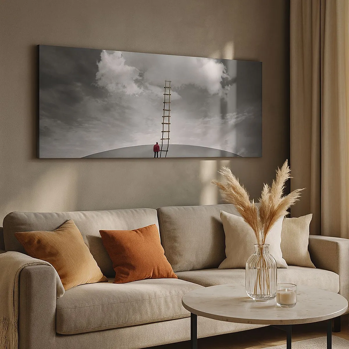 Canvastavla - Bild på duk - Allt är möjligt - 100x40 cm