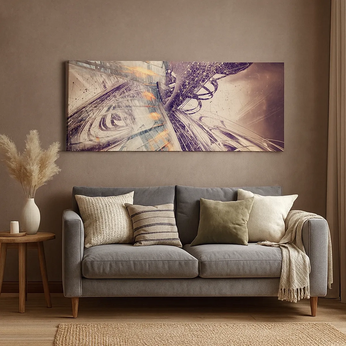 Canvastavla - Bild på duk - Med hög fart - 30x30 cm