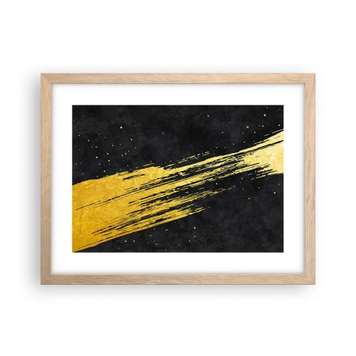 Affisch i ram av ljusek - Hoppa in i hyperrymden - 40x30 cm