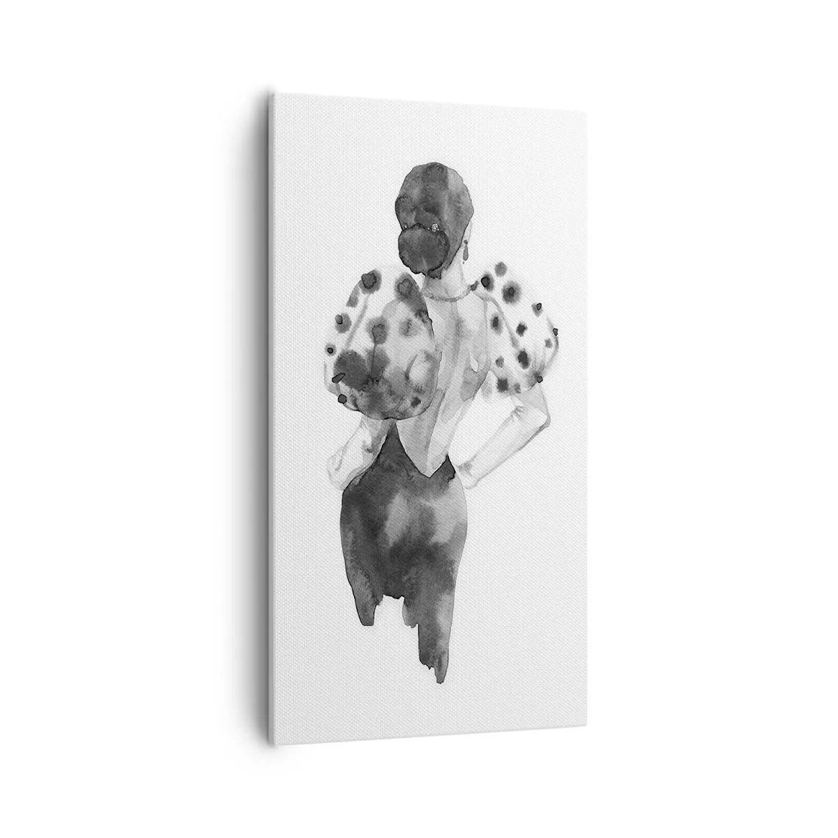 Canvastavla - Bild på duk - Hon passerade nära mig - 55x100 cm