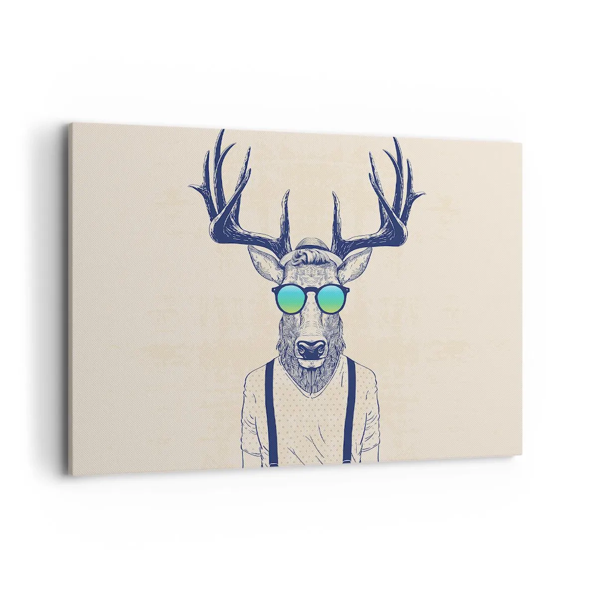 Canvastavla - Bild på duk - Och vem väntade du på? - 120x80 cm