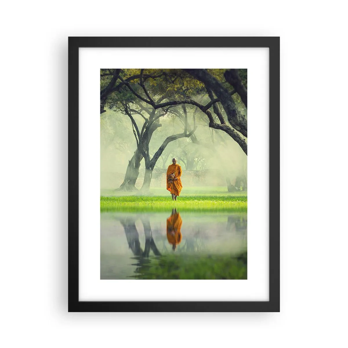 Affisch i svart ram - På väg till upplysningen - 30x40 cm