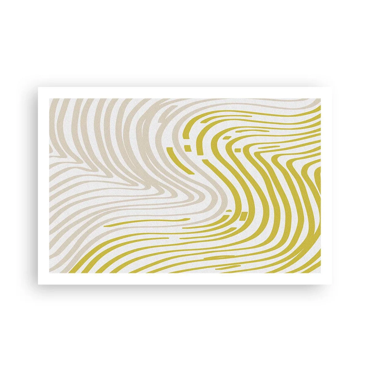 Affisch - Komposition med en mjuk böjning - 91x61 cm