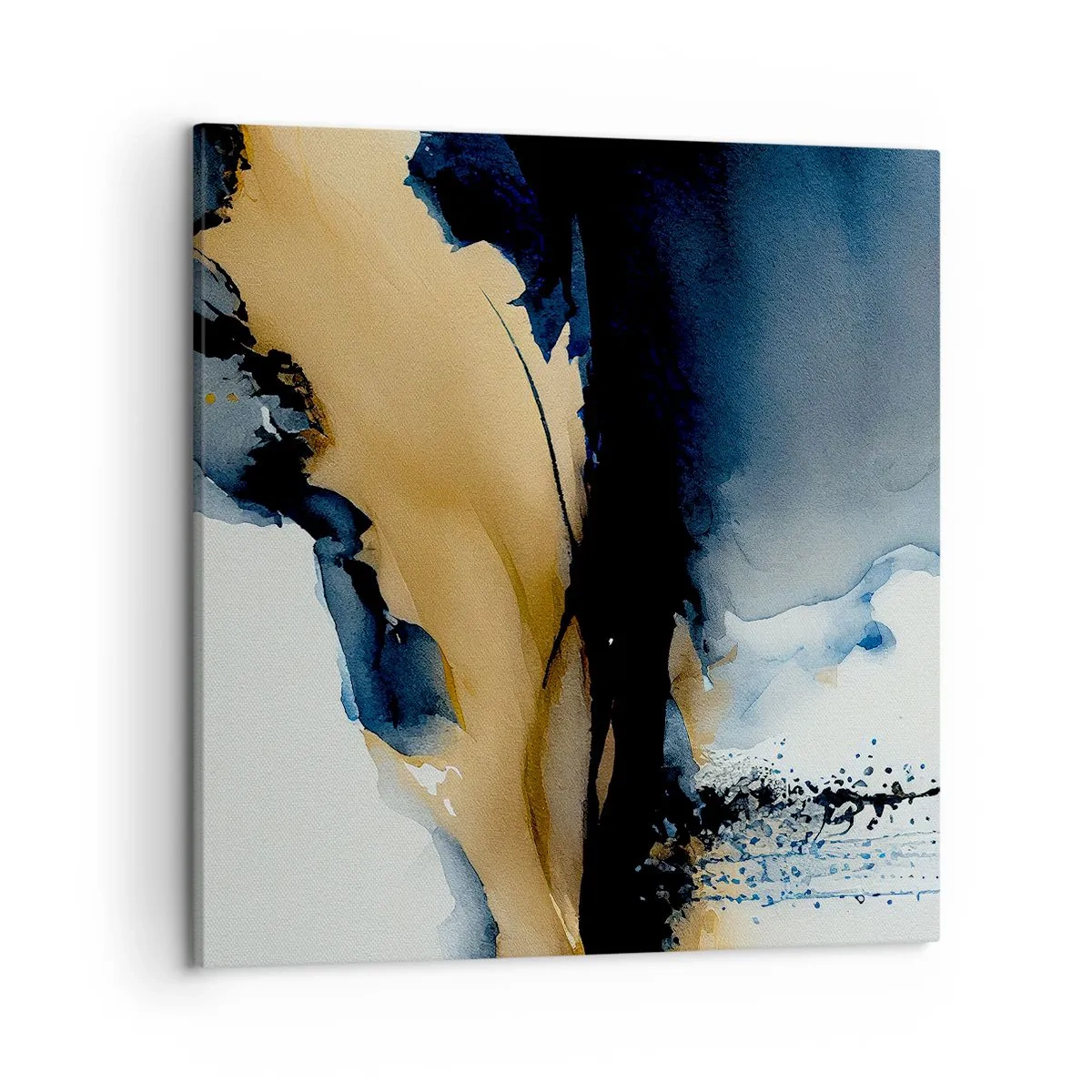 Canvastavla - Bild på duk - Bakom ridån - 50x50 cm