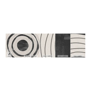 Provbit av självhäftande fototapet Deluxe Sticker - I själva kärnan - Hjul, Minimalism, Åldrig - 100x30 cm