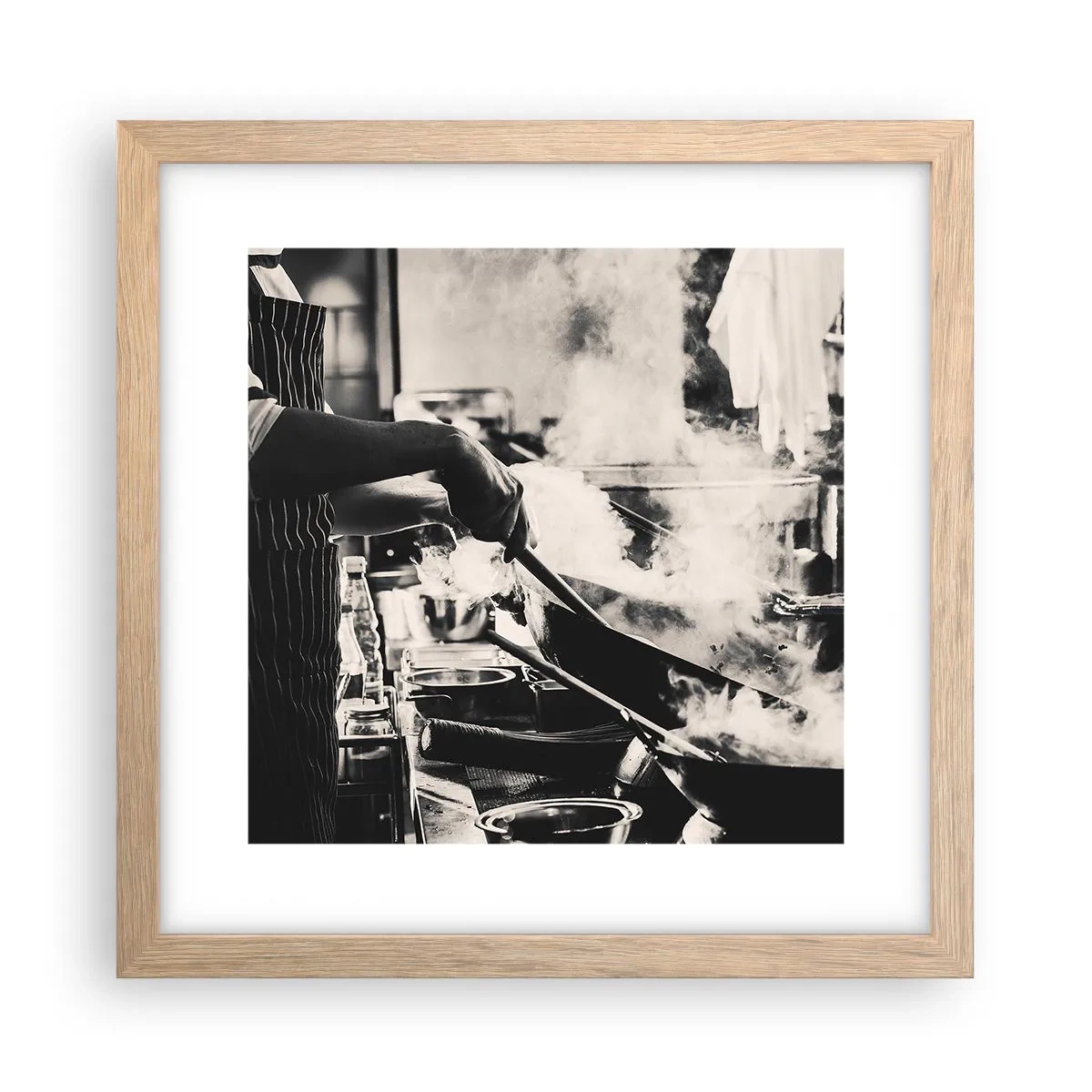 Affisch i ram av ljusek - Alkemi av smaker - 30x30 cm