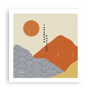 Affisch - I den japanska andan - 60x60 cm