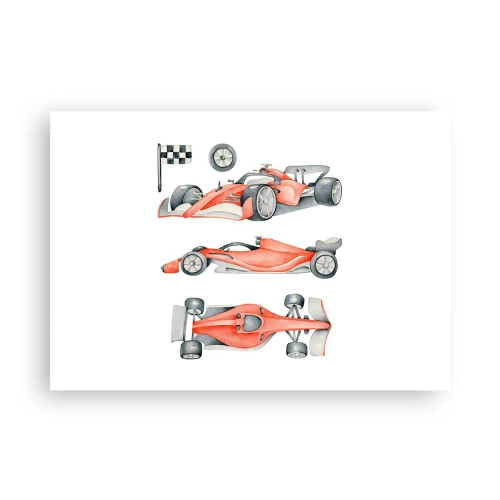 Affisch - Att komma ikapp en dröm - 100x70 cm