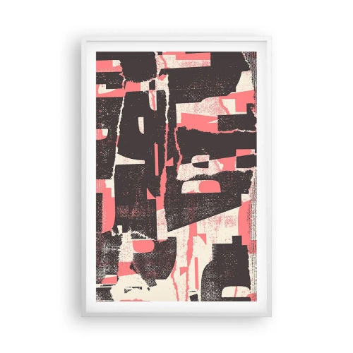 Affisch i vit ram - Allt liv och rörelse - 61x91 cm