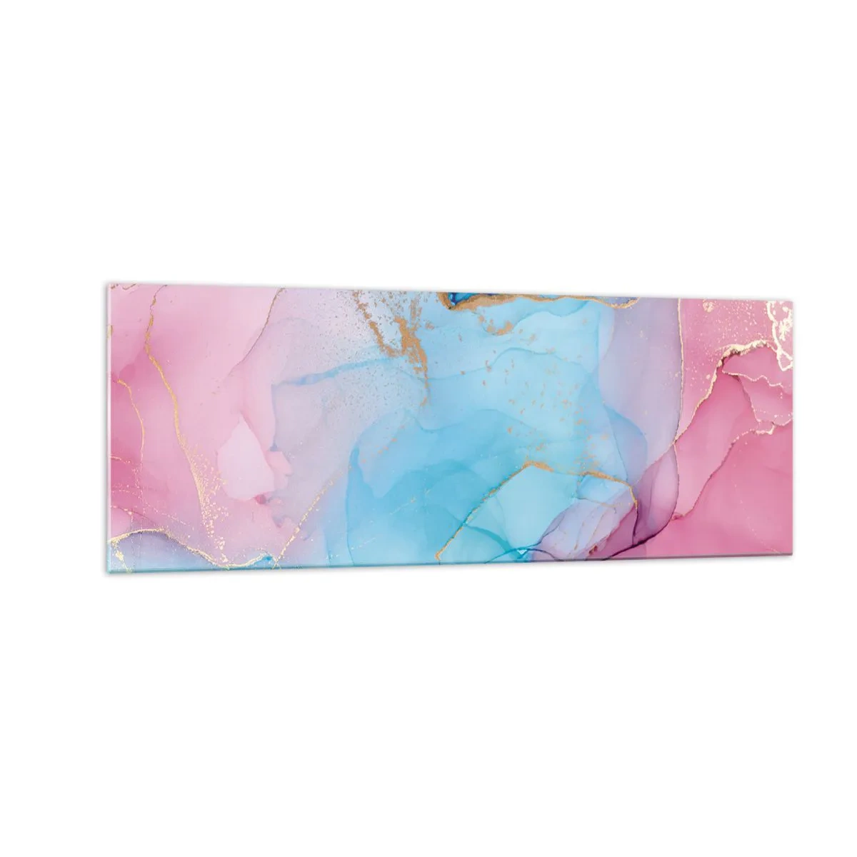 Glastavla - Bild på glas - Möte och infiltration - 140x50 cm