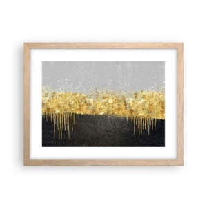 Affisch i ram av ljusek - Inåt och uppåt - 40x30 cm