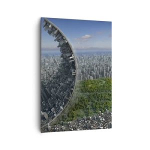 Canvastavla - Bild på duk - Naturen är evig - 70x100 cm