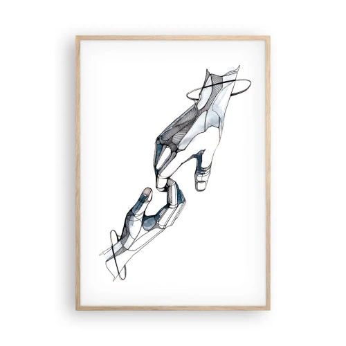 Affisch i ram av ljusek - God gest - 70x100 cm