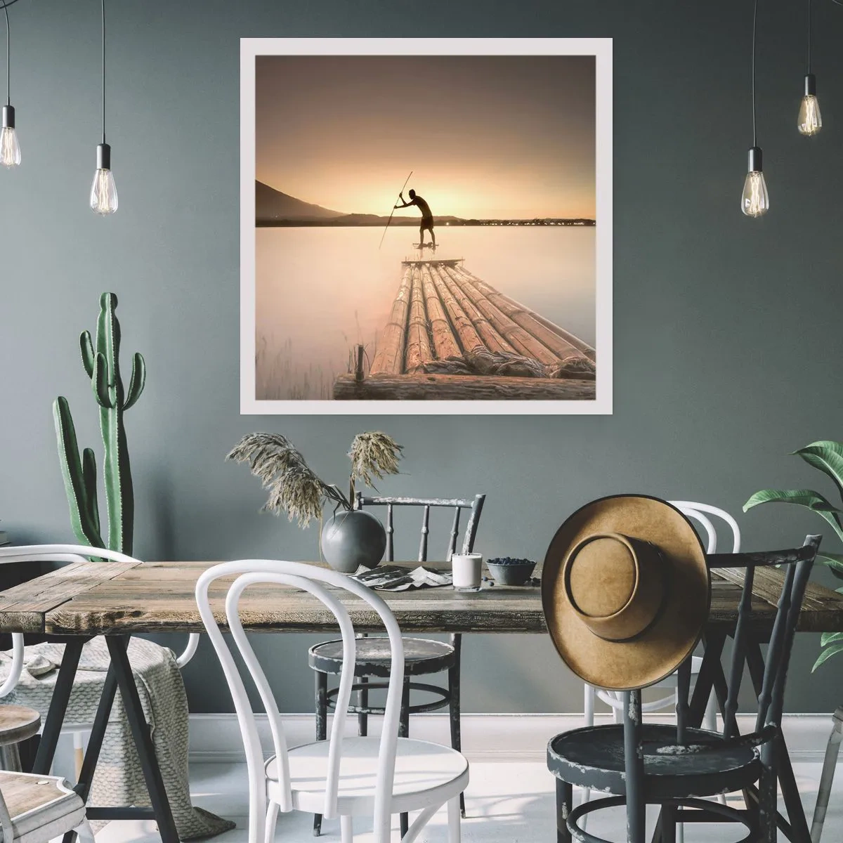 Affisch - Före avkoppling - 60x60 cm