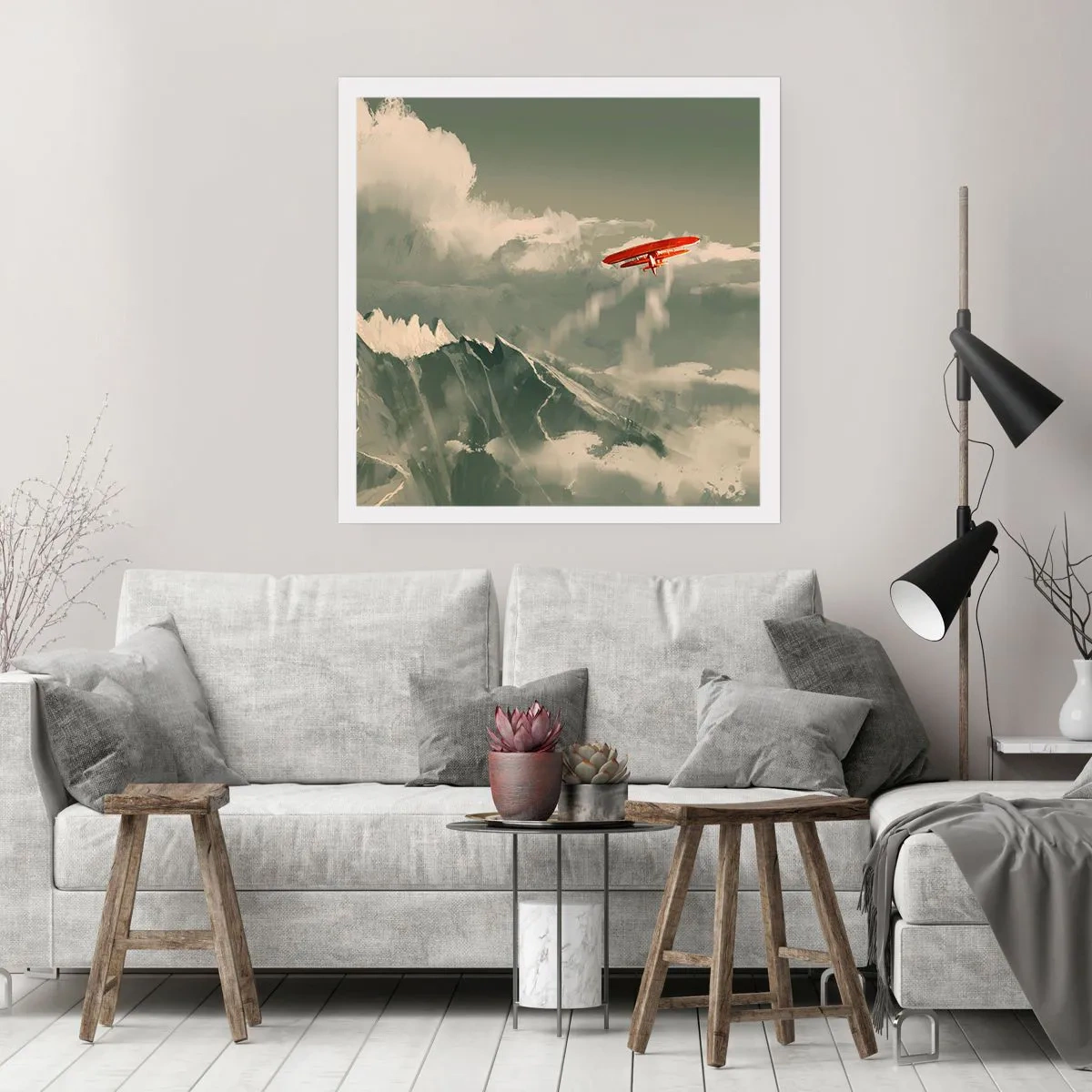 Affisch - Orädd pionjär - 40x40 cm