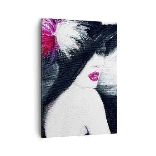 Canvastavla - Bild på duk - Alltid hemlighet - 50x70 cm