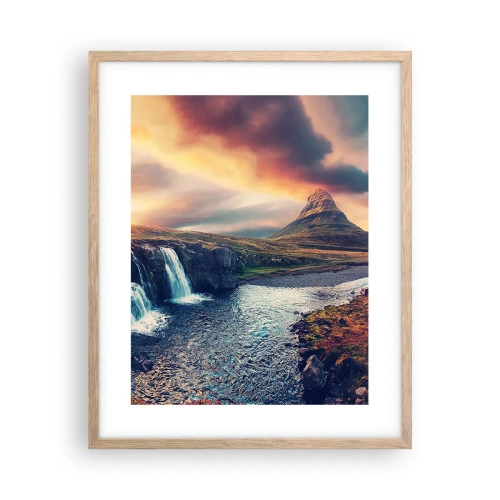 Affisch i ram av ljusek - I naturens majestät - 40x50 cm